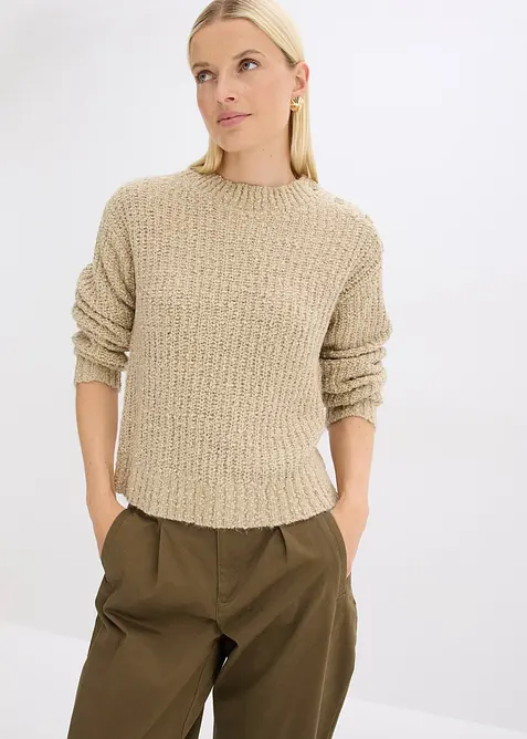 Grobstrick-Pullover, bonprix