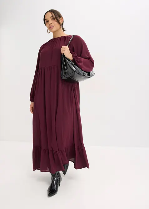 Maxikleid aus Chiffon, bonprix