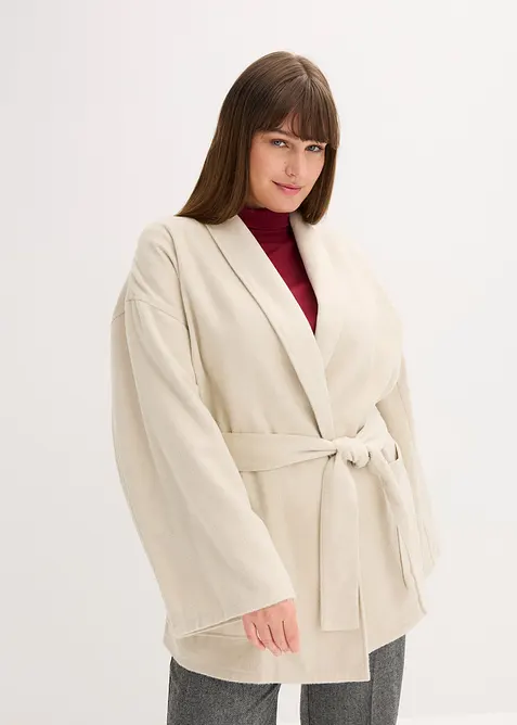 Veste avec ceinture à nouer, bonprix