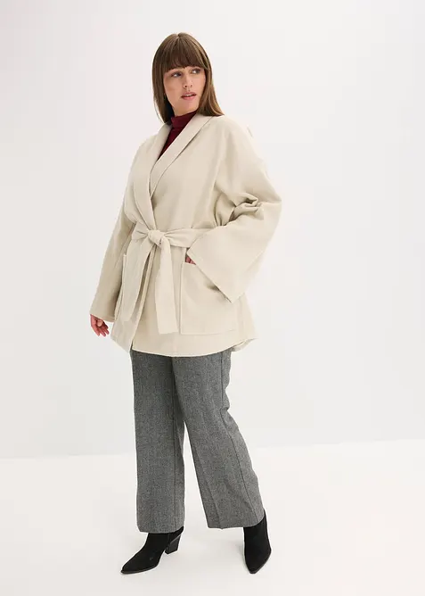 Veste avec ceinture à nouer, bonprix