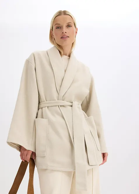 Veste avec ceinture à nouer, bonprix