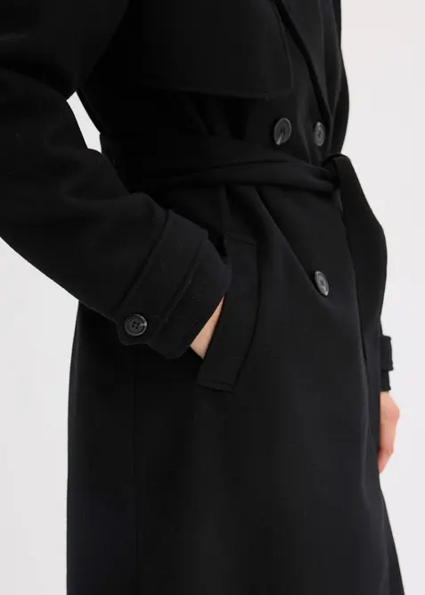 Trenchcoat in Wolloptik, bonprix