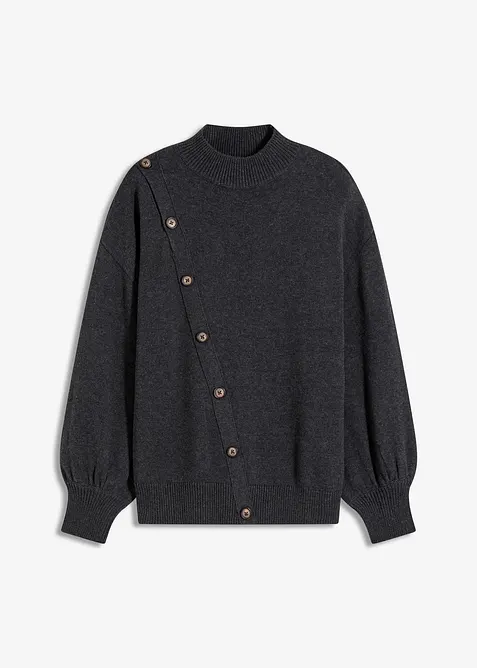 Pullover mit Knopfleiste, bonprix