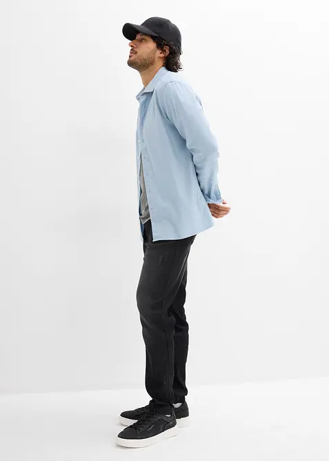 Regular Fit Jeans-Jogger mit Komfortbund, Straight, bonprix