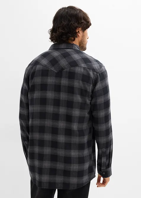 Flanellhemd aus reiner Baumwolle, bonprix