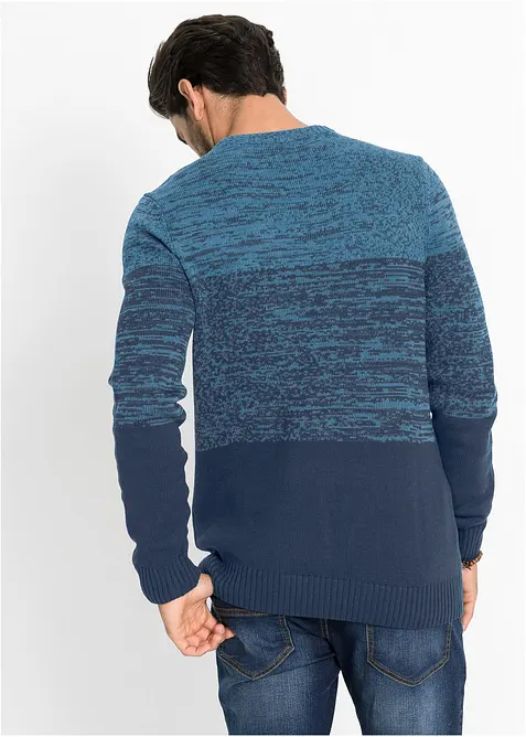 Feinstrickpullover mit Komfortschnitt aus weichem Baumwollmix, bonprix