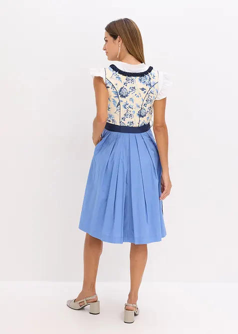 Dirndl avec tablier brodé (ens. 2 pces), bonprix