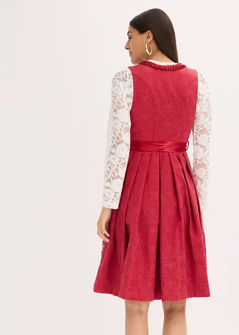 Dirndl mit Pailletten Schürze (2-tlg.Set), bonprix