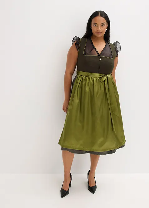 Dirndl avec tablier (ens. 2 pces), bonprix