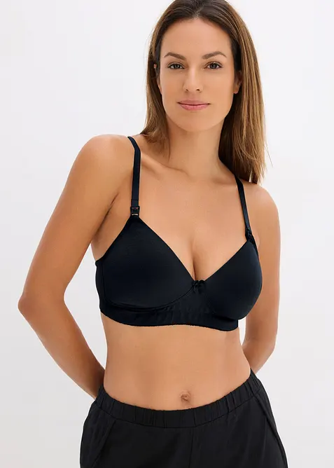 Soutien-gorge d’allaitement coton à coques sans armatures, bonprix