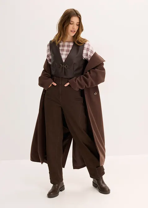 Lederimitat-Weste im Used-Look, bonprix