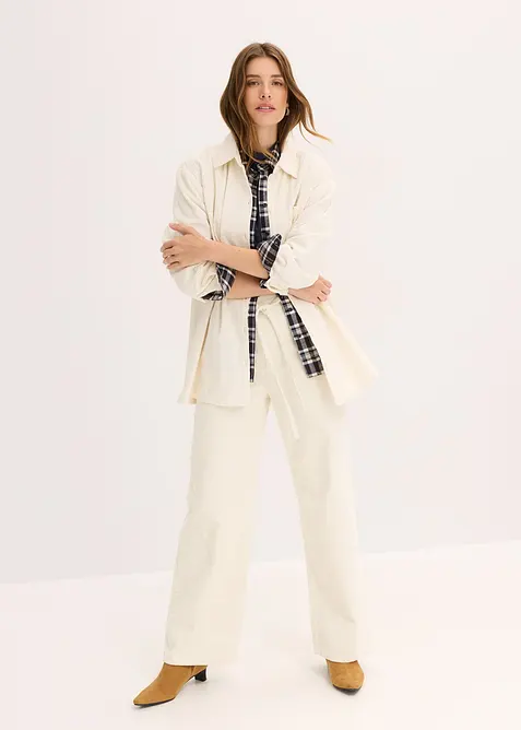 Cordhemd aus reiner Baumwolle, bonprix