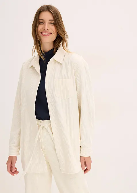 Cordhemd aus reiner Baumwolle, bonprix