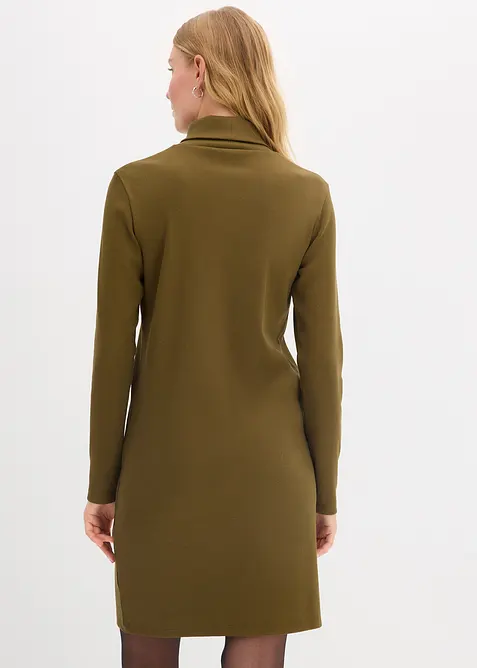 Robe en jersey côtelé extensible et épais, bonprix