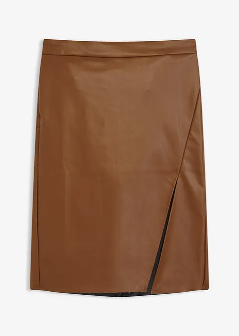 Jupe crayon enduite, bonprix