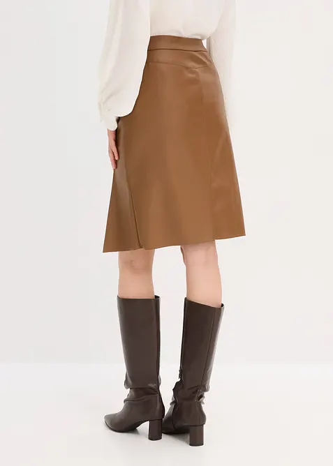 Jupe crayon enduite, bonprix