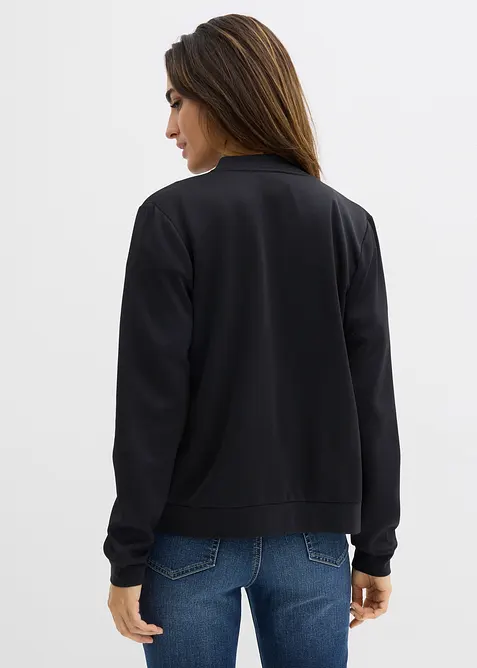 Sweat zippé en néoprène, bonprix