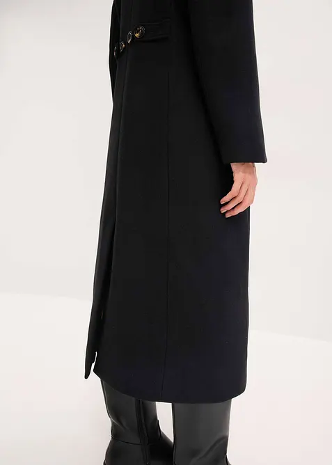 Mantel aus Wollimitat in Maxil&auml;nge, bonprix