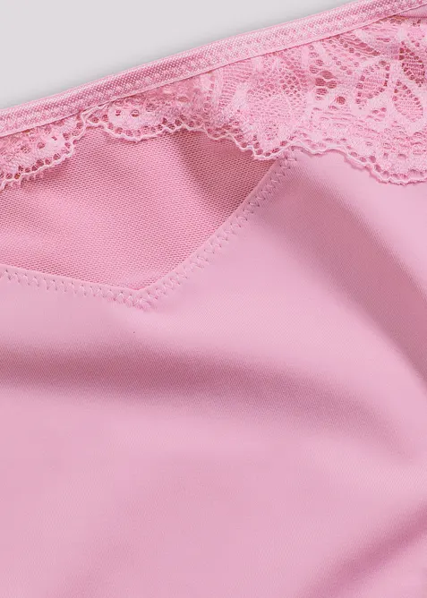 Slip maxi avec dentelle, bonprix