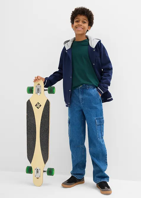 Langarmshirt mit Bio Baumwolle (3er-Pack), bonprix