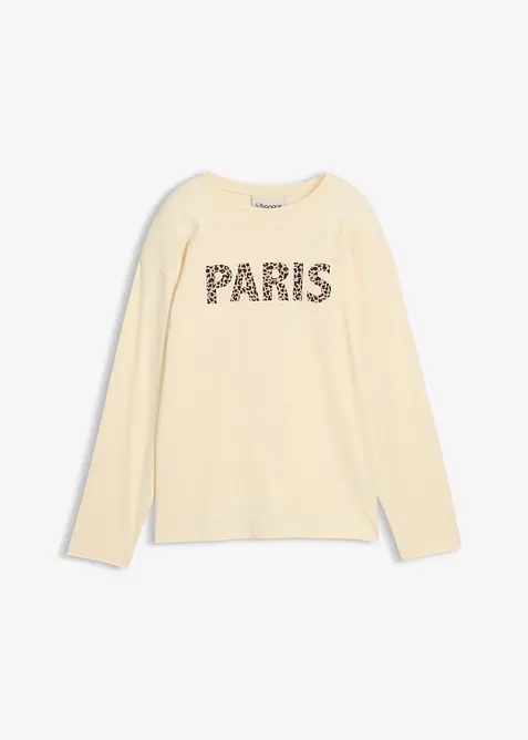 T-shirt manches longues 100% coton, bonprix