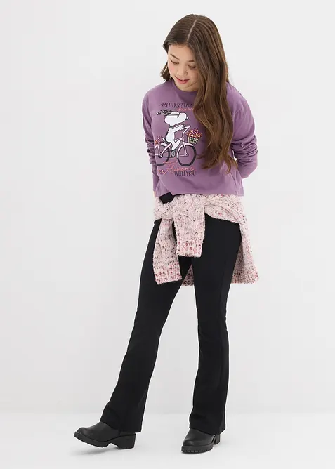 Langarmshirt Snoopy aus reiner Baumwolle, Peanuts