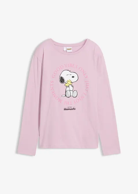 Langarmshirt Snoopy aus reiner Baumwolle, Peanuts