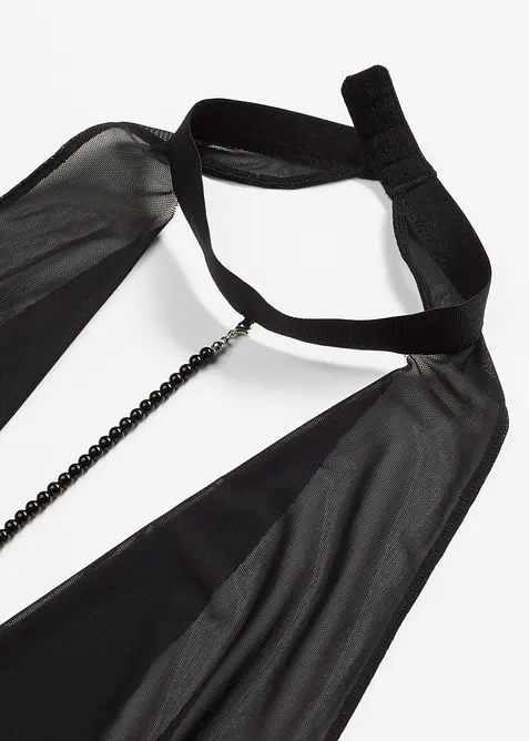 Body ouvert, effet wet look, bonprix