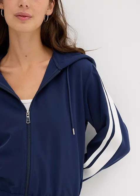 Veste de surv&ecirc;tement &agrave; rayures sportives, bonprix