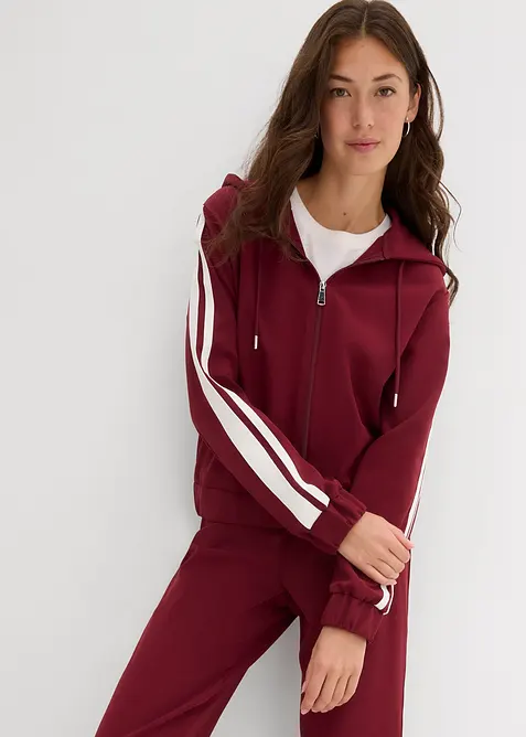 Veste de survêtement à rayures sportives, bonprix