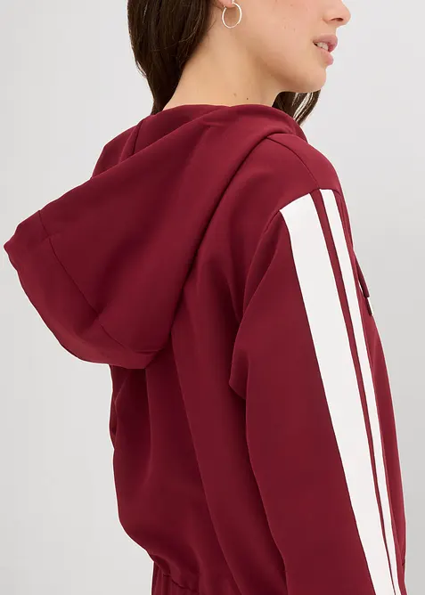 Trainingsjacke mit sportivem Streifen, bonprix
