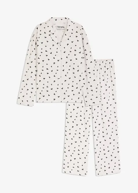 Pyjama oversize boutonné, bonprix