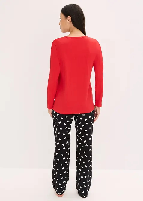 Pyjama mit Schlafmaske, bonprix