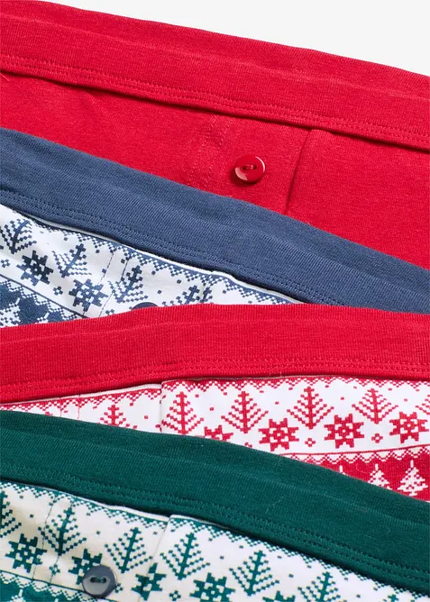 Damen Boxer mit Bio-Baumwolle (4er Pack), bonprix