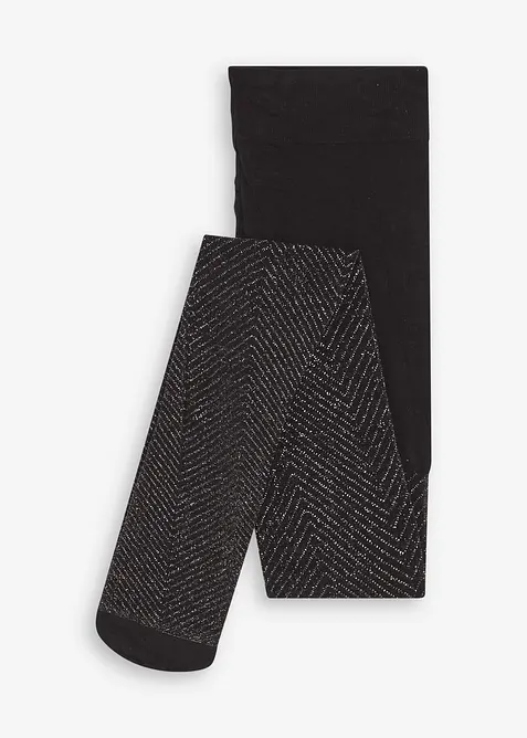 Collant 20den transparent à motif brillant, bonprix