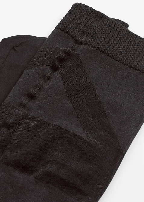 Semitransparente Strumpfhose mit Komfortbündchen + leichte Kompression, 30 DEN, bonprix