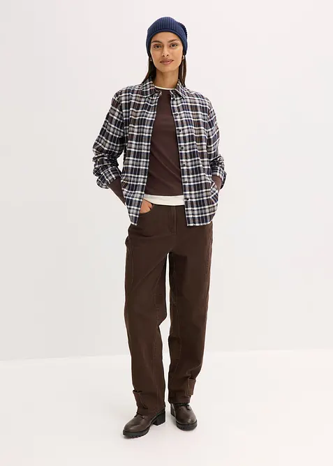 Flanell-Hemd aus reiner Baumwolle, bonprix