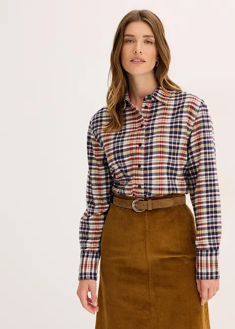 Flanell-Hemd aus reiner Baumwolle, bonprix