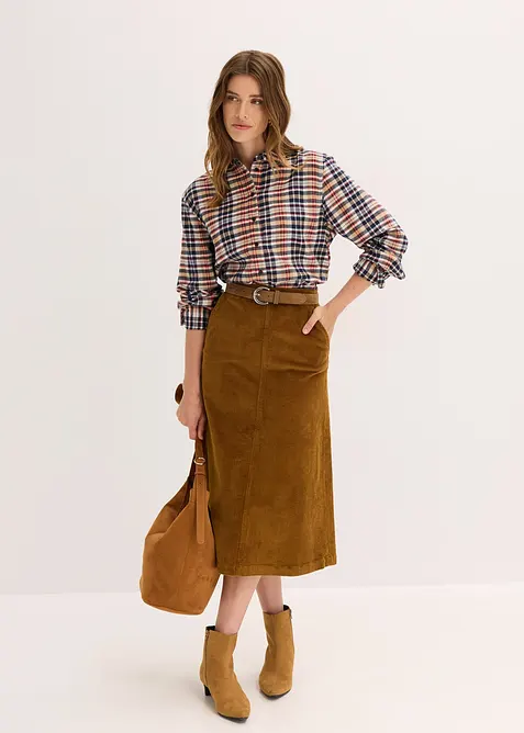 Flanell-Hemd aus reiner Baumwolle, bonprix