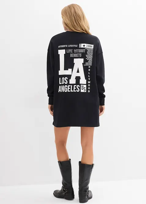 Robe sweat 100% coton, bonprix