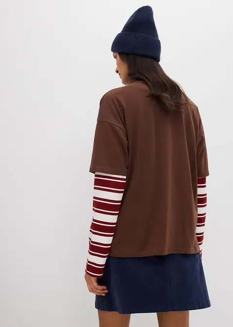 Oversize T-Shirt aus reiner Bio-Baumwolle, bonprix