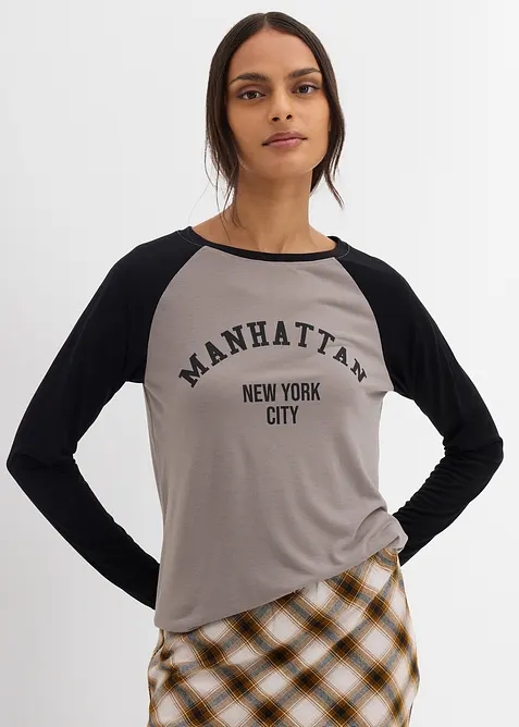 Langarmshirt aus Jersey, bonprix