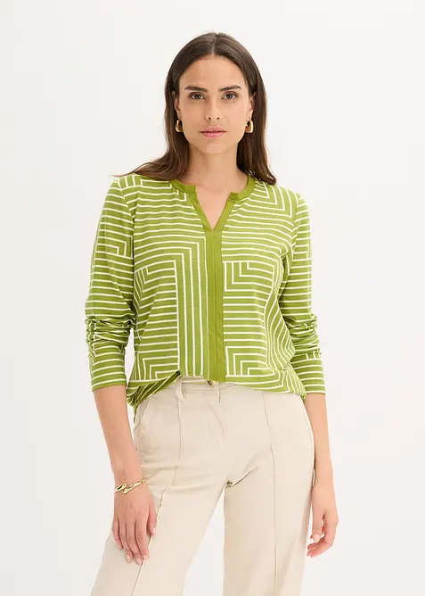 Viskose Langarmshirt, bonprix