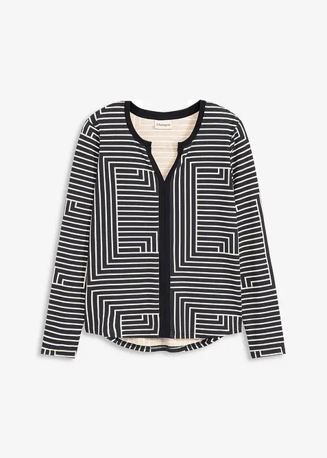 Viskose Langarmshirt, bonprix