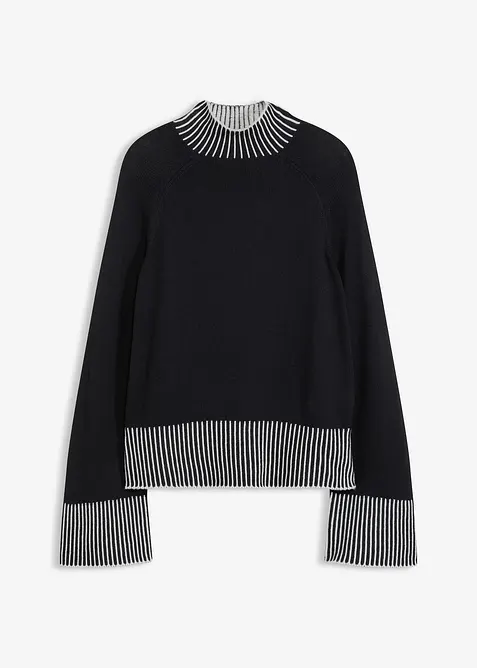 Pull &agrave; col montant, bonprix