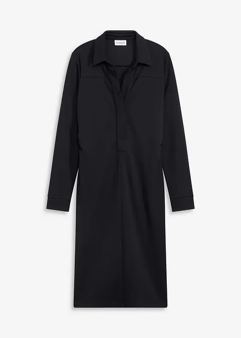 Hemdblusenkleid aus Punto di Roma, bonprix