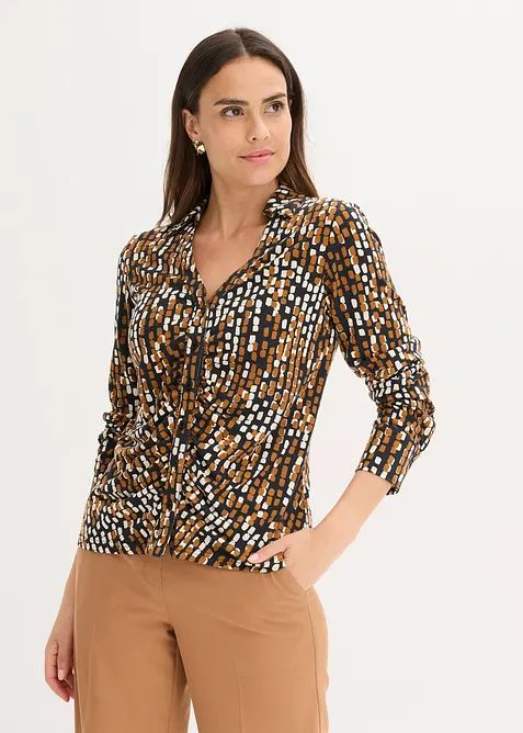 Blouse en jersey de viscose mélangée, bonprix