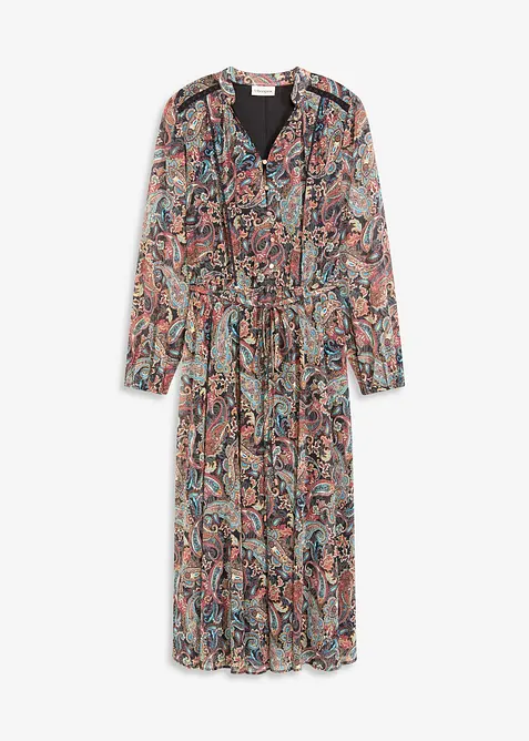 Robe en mousseline à imprimé paisley, bonprix