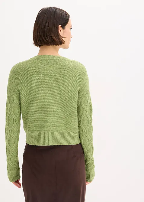 Bomberjacke mit Wollanteil, bonprix