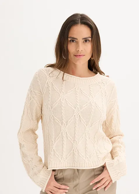 Pullover mit Baumwollanteil, bonprix
